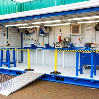 metal workshop, not usable but example